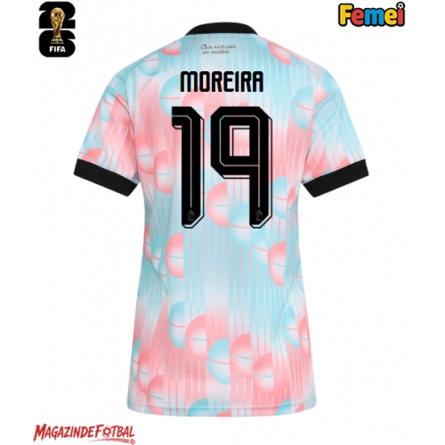 Belgia Diego Moreira #19 Echipament de Fotbal Replică Mondial 2026 Femei Deplasare Belgia Diego Moreira #19 Echipament de Fotbal Replică Mondial 2026 Femei Deplasare